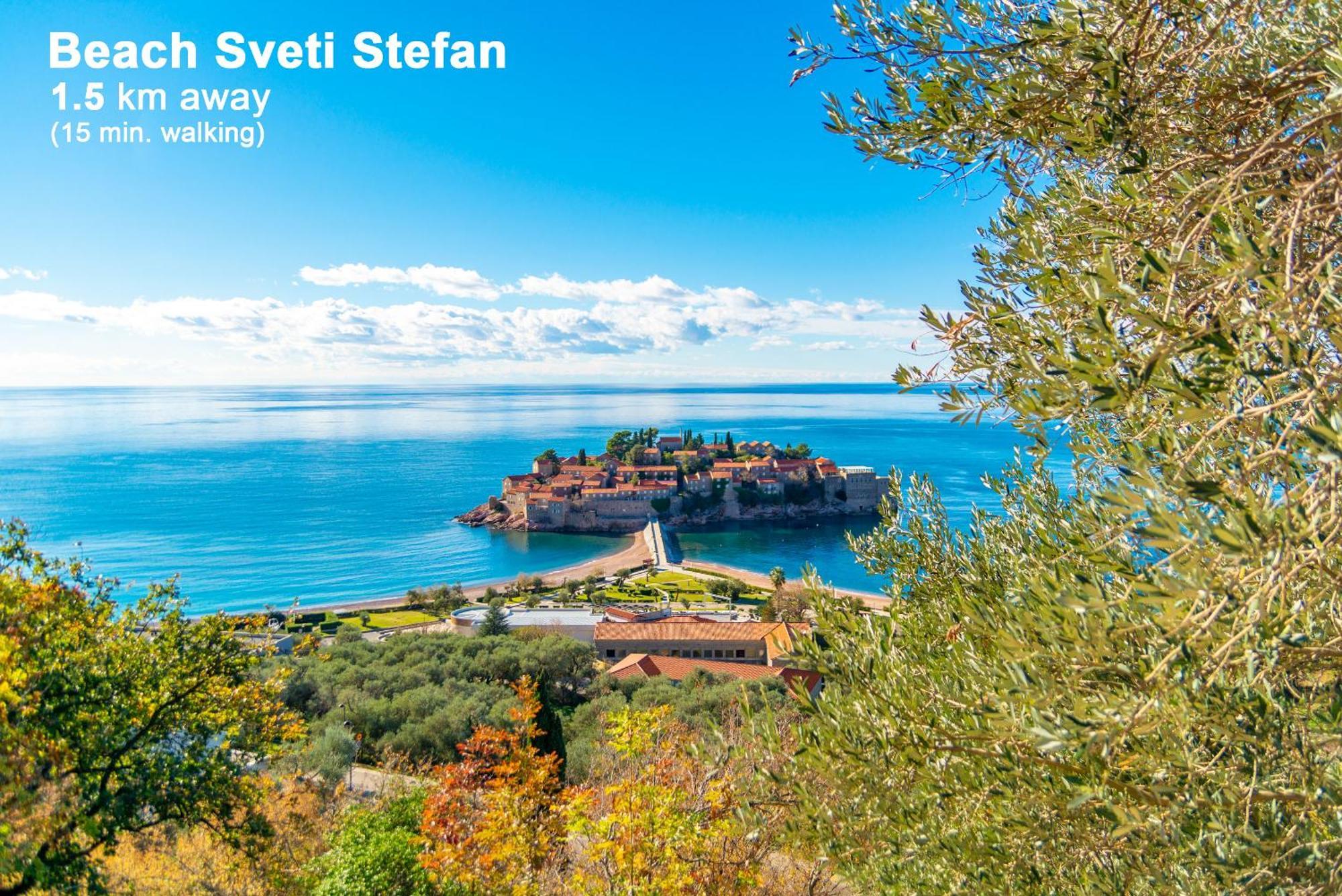 Apartments My Przno Sveti Stefan Dış mekan fotoğraf